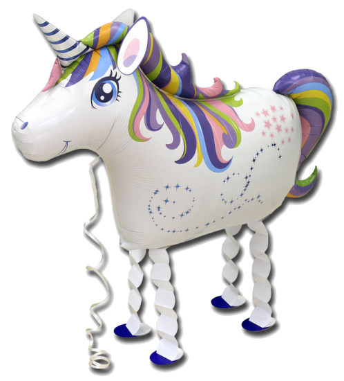 Unicorn Airwalker Balloon Bunch