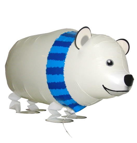 Polar Bear Airwalker Balloon Bunch