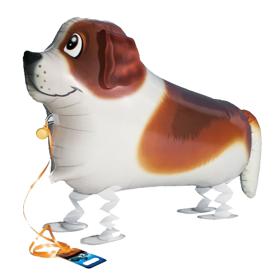 St Bernard Airwalker Balloon Bunch