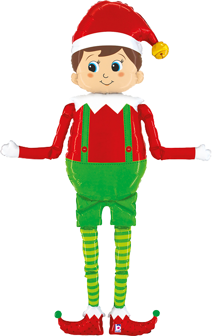 Life-size Cheeky Elf Balloon Bunch