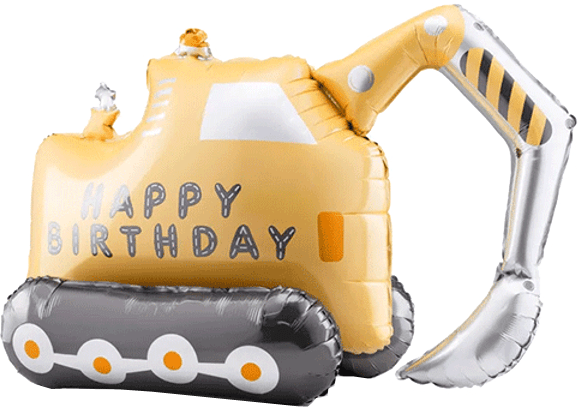 Large Floor Standing Digger Balloon Bunch