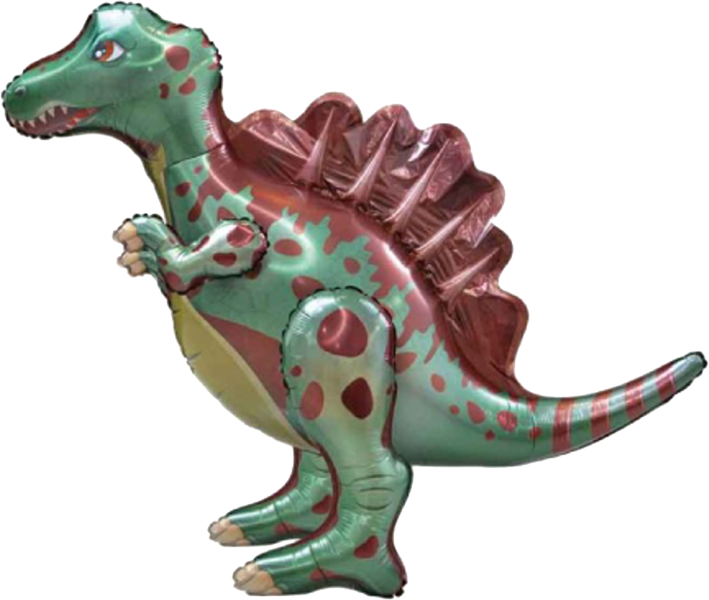 Air Filled Standing Spinosaurus Dinosaur Balloon Bunch