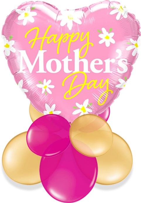 Mother's Day Daisy Air-Filled Display Balloon