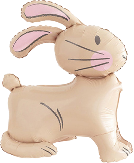 Air Filled Bunny Balloon Bunch